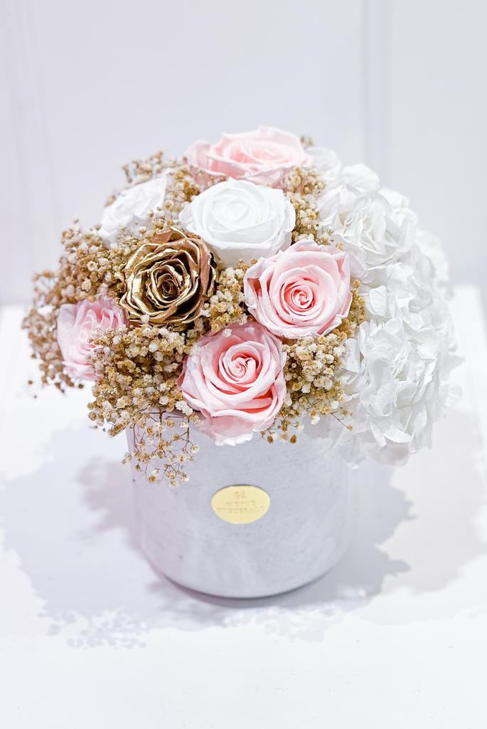 Vase Hortensia x Pearl Pink