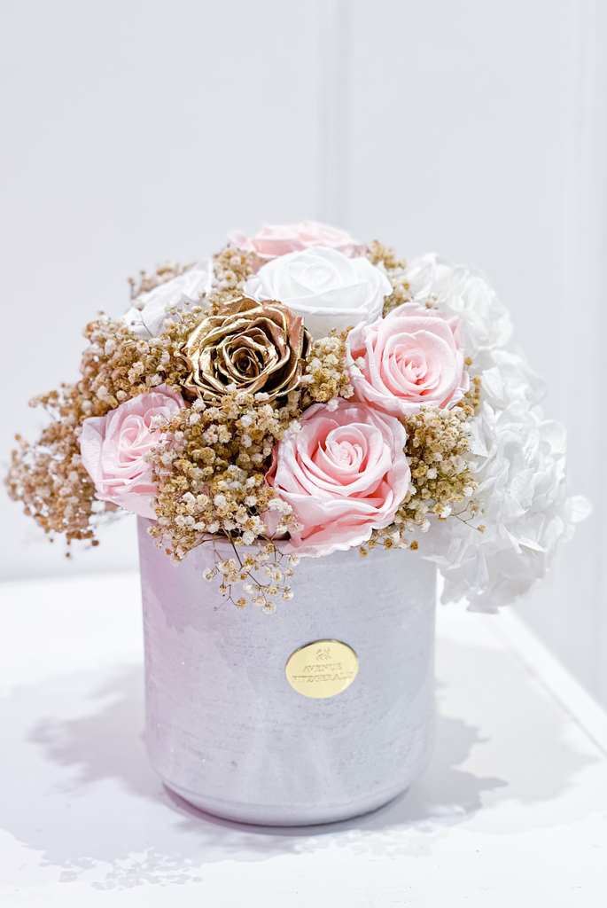 Vase Hortensia x Pearl Pink